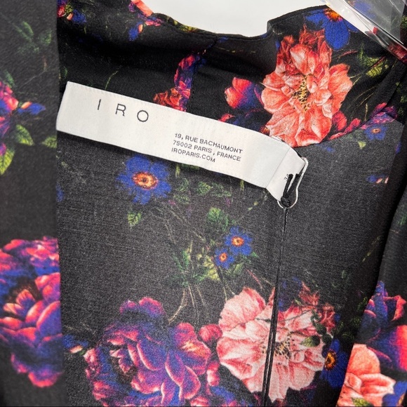 IRO Noun Floral Smock Blouse Size 34/US2 NWT - Picture 4 of 8